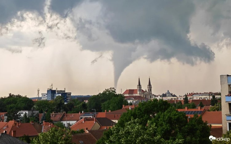 Tornádó csapott le Szombathelyre